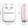 Mini imprimante thermique Bluetooth style chat avec 4 rouleaux
