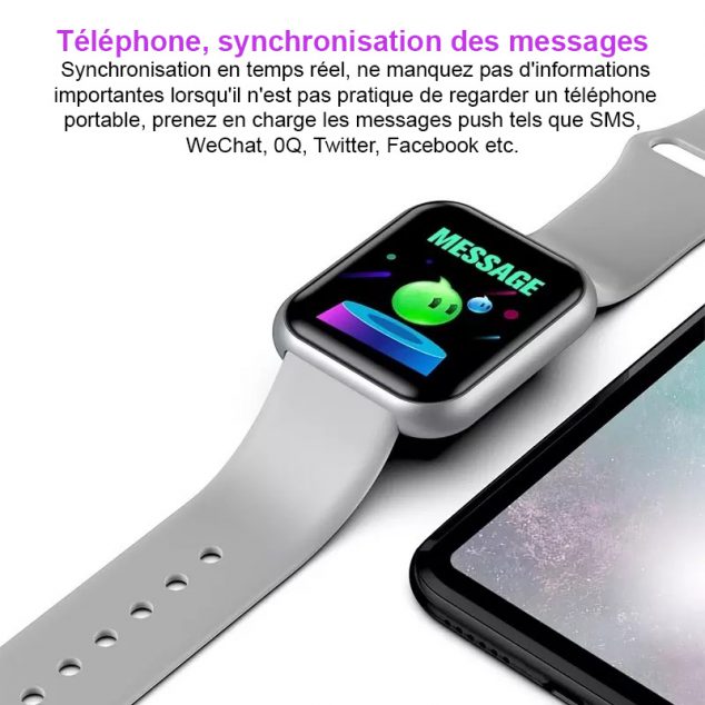 Montre Sportive Connectée + écouteur sans fil HiFi