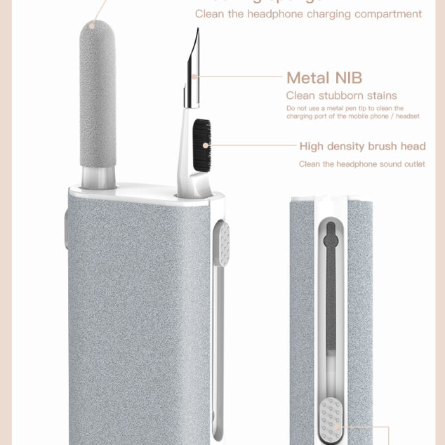 Kit de brosse de nettoyage pour écouteurs 5 en 1